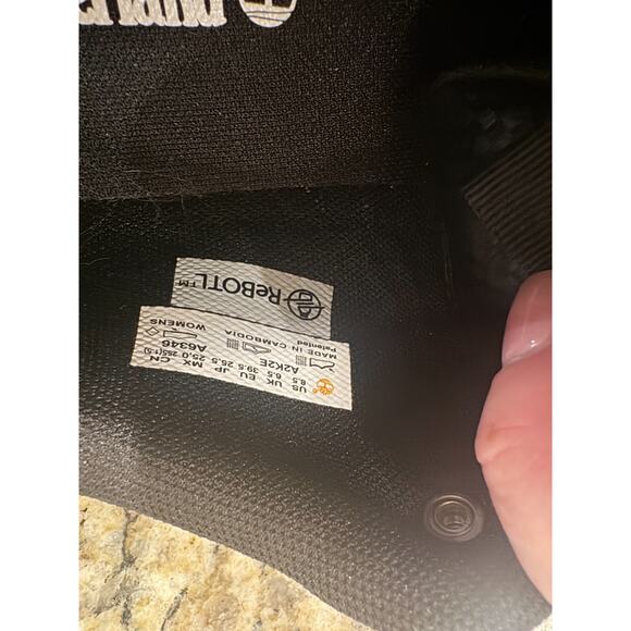 Timberland Women's Black Supaway Fabric Trainer Sneakers Size 8.5 - Picture 5 of 9